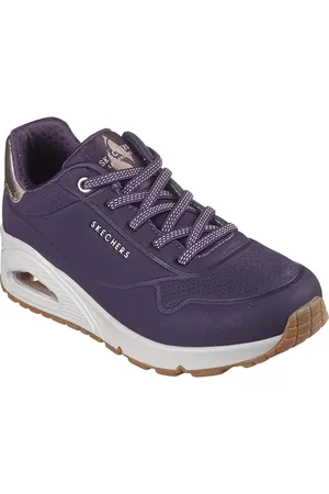 Skechers Damskie trampki UNO Shimmer Away, fioletowe, 39 EU, , 39 EU