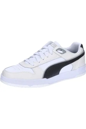 PUMA Unisex Rbd Game niskie tenisówki, Biały Czarny Szary Parowy Szary, 42 EU
