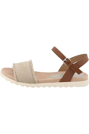 TOM TAILOR Damskie sandały 5390490015, piaskowe, 37 EU, , 37 eu