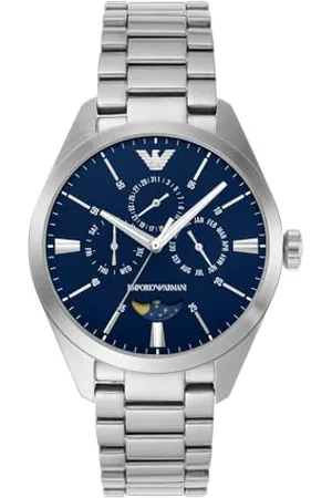 Emporio Armani Męski Zegarek, Mechanizm Kwarcowy, Koperta 43 mm, Bransoleta ze Stali Nierdzewnej Ar11553