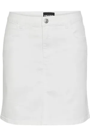 Pieces® Pcpeggy Hw Color Denim Skirt Cp Rock, , M