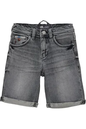 LTB Jeans Szorty chłopięce Lance B Bermudy Slim średnia talia z zamkiem błyskawicznym w kolorze szarym z mieszanki bawełny - rozmiar 104 cm, , 104