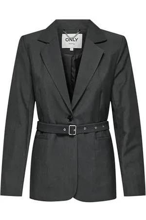 ONLY ONLMARION L/S Mel Belt Blazer TLR, , 34
