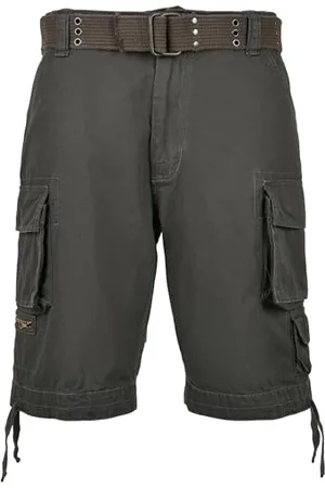 Build Your Brand Męskie spodenki cargo B2001-savage, vintage, grafitowe, S, , S