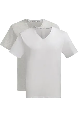 Dim Koszulka męska z dekoltem w serek Good Organic Cotton x2, , L
