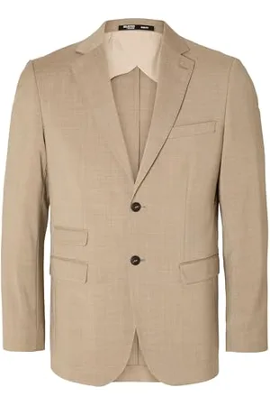 SELECTED Męska marynarka Slhslim-myloelton Wool BLZ Noos, , 44