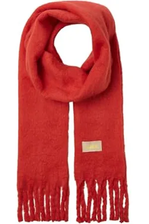 JACK & JONES JXLESLIE Scarf Acc SN szal, ognista czerwień, jeden rozmiar, , jeden rozmiar