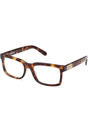 GCDS Uniseks GD5027 okulary receptujące, ciemna Havana, 53 (DE), , 53