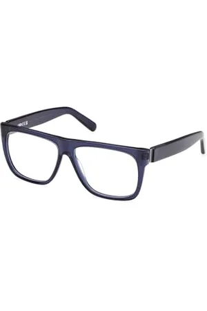 GCDS Unisex GD5031 receptujące oprawki do oczu, błyszczące niebieskie, 55, , 55