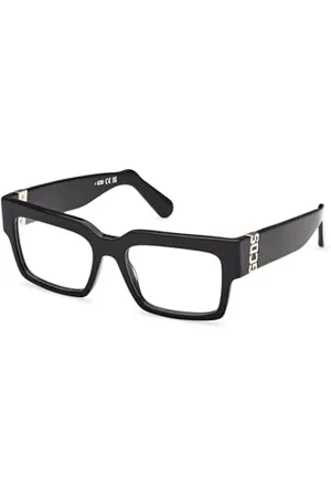 GCDS Unisex GD5023 receptujące oprawki do oczu, błyszczące, czarne, 53, , 53