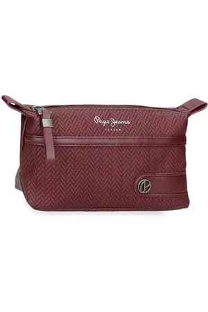 Pepe Jeans Sprig Kosmetyczka Czerwona 20,5x11,5x7,5 cm Sztuczna skóra by Joumma Bags, , Talla única, Kosmetyczka