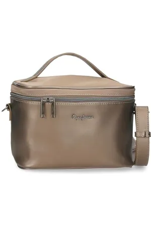 Pepe Jeans Ruby kosmetyczka z torbą na ramię beżowa 31 x 21 x 15 cm poliester i PU 6,02 l by Joumma Bags, , Talla única, kosmetyczka z paskiem na ramię