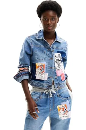 Desigual Damska kurtka dżinsowa typu trucker, , L