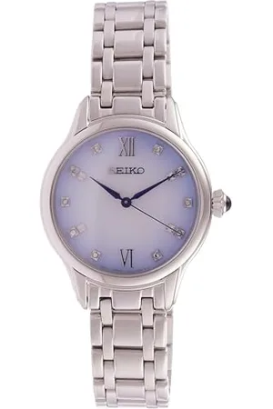 Seiko Zegarek damski kwarcowy stal szlachetna z paskiem ze stali nierdzewnej SRZ539P1, , modny