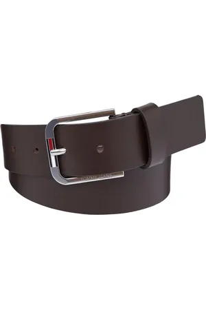 Tommy Hilfiger Męskie paski TJM Austin 3.5 AM0AM12338, brązowe (ciemnobrązowe), 80, , 80