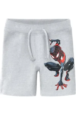 NAME IT Nmmmu Spiderman Long SWE szorty chłopięce Unb Mar, , 110