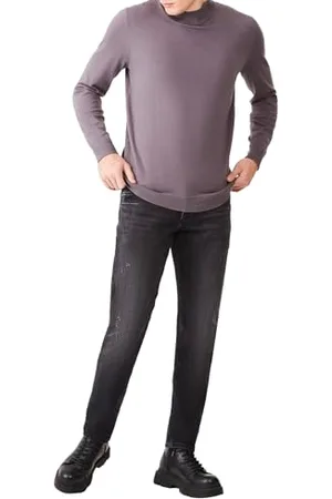 LTB Jeans Męski Servando X D - zwężany krój z niską talią i zapięciem na guziki w kolorze szarym z mieszanki bawełny - rozmiar W28L32, , 28W / 32L