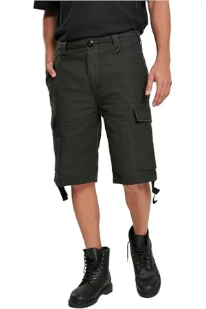 Build Your Brand Męskie szorty B2002-vintage Cargo, czarne, XXL, , XXL