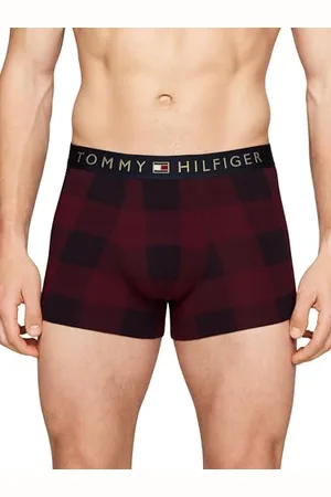 Tommy Hilfiger Męski zestaw z nadrukiem i skarpetami do bagażnika złoty Wb UM0UM03048, inna bielizna, wielokolorowy, M, , M
