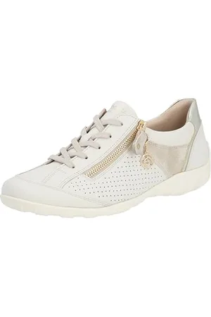 Remonte Damskie buty sportowe R3411, offwhite/muszelka/złoty/offwhite / 80, 36 EU, , 36 EU