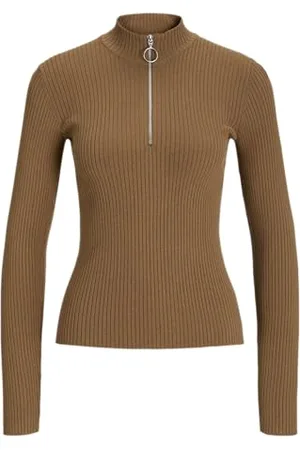 JACK & JONES Jxzoma Tight Half Zip Knit Top z dzianiny, , L