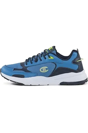 Champion Ramp Up Ripstop Low, Trampki Męskie, Granatowy/Cytrynowy (BS106), 44 EU, , 44 EU