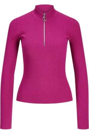 JACK & JONES Jxzoma Tight Half Zip Knit Top z dzianiny, , S