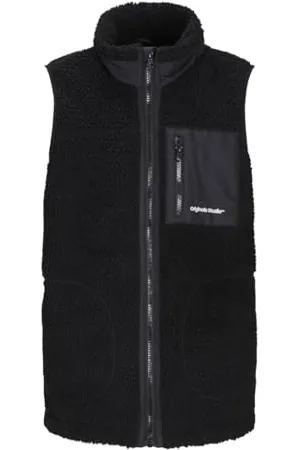 JACK&JONES JUNIOR Chłopięca kamizelka Bodywarmer, Jorvesterbro Aw24 Jnr, czarna, 16 lat, , 16 Lat