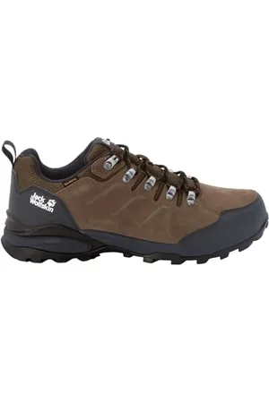 Jack Wolfskin Męskie Buty Refugio Texapore Low M Walking, Brown Phantom, 42.5 Eu
