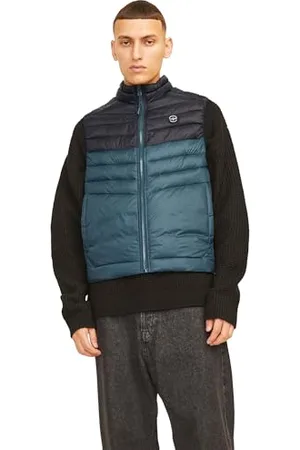 JACK & JONES Męska kamizelka pikowana, , L