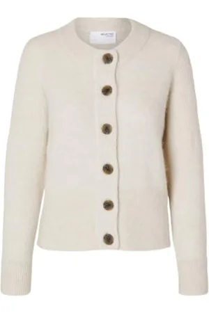 SELECTED SLFSIA RAS LS KNIT CARDIGAN NOOS, , M