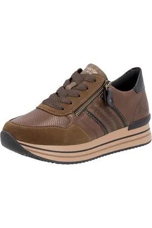 Remonte Damskie buty sportowe D1318, brązowe, 37 EU, , 37 eu