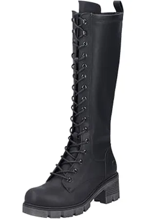 Rieker Damskie buty sznurowane 92044, czarne, rozmiar 36 EU, , 36 EU