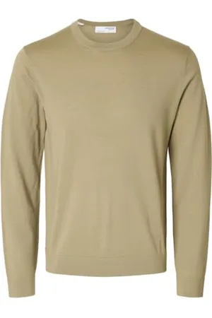 SELECTED SELETED HOMME SLHTRAY LS KNIT MERINO CREW NECK NOOS, , XL