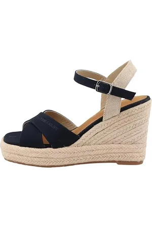 TOM TAILOR Damskie sandały klinowe 5390900012, granatowe, 37 EU, , 37 eu