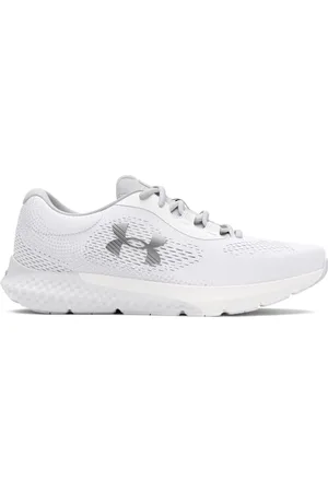 Under Armour Damskie buty do biegania UA W Charged Rogue 4, White Halo Gray Metallic Silver, 36.5 EU