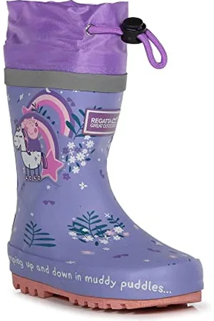 Regatta Peppasplash Welly, Rain Boot Unisex-dzieci i młodzieży, , 31 EU