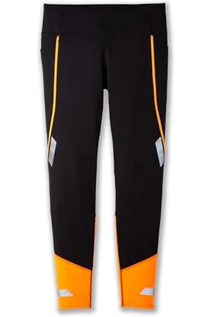 Brooks 221693068 Run Visible Tight 2.0 Damskie legginsy Black/Fluor Flash, rozmiar 30, , 30