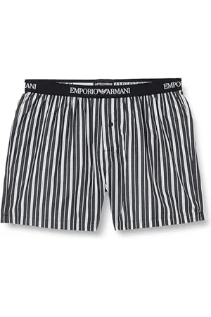 Armani Exchange Emporio Armani Yarn Dyed Cotton Boxer, , L