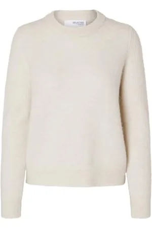 SELECTED SLFSIA RAS LS KNIT O-NECK NOOS, , S