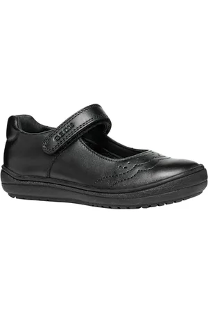 Geox J Hadriel Girl A, Płaskie Tancerki Dziewczyny, (Black), 35 EU