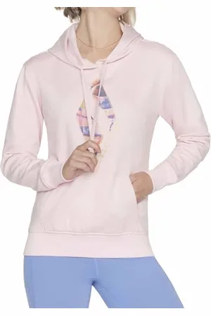 Skechers Damska bluza z kapturem Skech-Sweats Akwarela Diament Bluza z kapturem, , XS