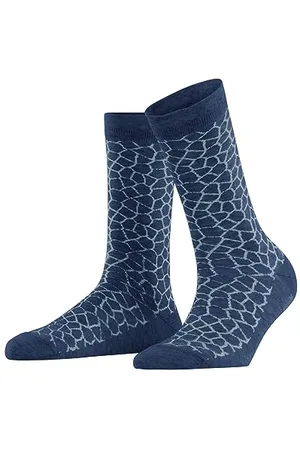 Falke Damska Pebble bawełna półwysoka ze wzorem 1 para skarpet, , 35-38