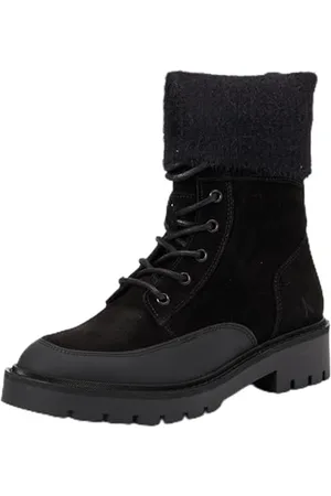Calvin Klein Damskie buty Combat MID Sznurowane WL YW0YW01599, czarne (Triple Black), 37 EU, , 37 EU