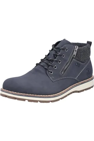 Rieker Męskie buty sznurowane 38409, niebieskie, 40 EU, , 40 EU