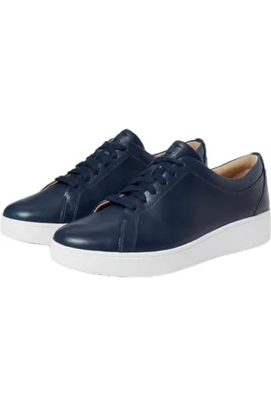 FitFlop Damskie buty sportowe Rally Leather Sneaker, granatowe , rozmiar 36, , 36.5 EU