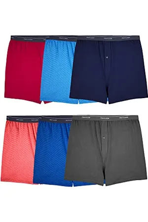 Fruit Of The Loom Męskie bokserki bez metki (dzianinowe i tkane) (6 sztuk), , 3XL