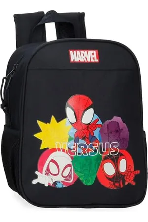 Marvel Joumma Versus Plecak Przedszkole Czarny 21x25x10 cms 6,44L Poliester, , Talla única, Plecak do przedszkola