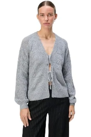 Object OBJFLORA RE L/S KNIT CARDIGAN NOOS, , XS