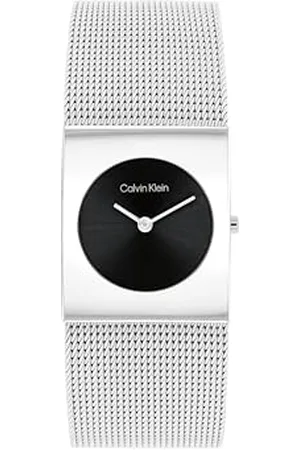 Calvin Klein Analogowy zegarek kwarcowy dla kobiet CK Pulse Collection z bransoletką z siatki ze stali nierdzewnej, , Nowoczesny